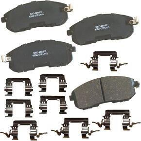 Bendix Premium SBC430A Ceramic Front Brake Pads for Select Models INFINITI G35, I30, Nissan 350Z, Altima, Juke, Maxima, Sentra, Tiida