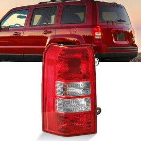 Tail Light Assembly Compatible with 2008-2017 Jeep Patriot w/Bulbs Direct Replacement Rear Lamp CH2800181 5160365AG (Left Driver Side)