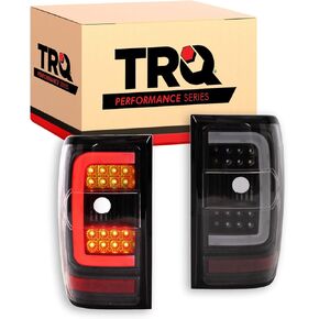 TRQ Rear Tail Lights Set Compatible with 2001-2011 Ford Ranger FO2800156 FO2801156 FO2818121 FO2819111