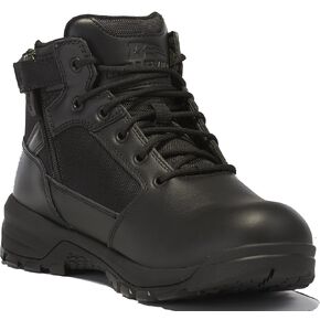 Belleville Spear Point BV915Z WP Lightweight Waterproof Black Tactical Boots for Men with Zipper - Designed for Police, EMS, and Security Personnel with Zone Traction Outsole