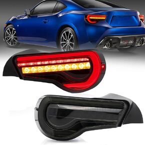 VLAND LED Taillight Fit for Toyota 86 1st Gen 2012-2020, Subaru BRZ 2013-2020, Scion FR-S 2013-2020, with Startup Animation, Smoked