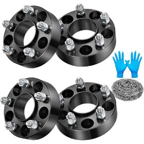 1inch 5x114.3mm Wheel Spacers Compatible with Ranger Explorer Edge Mercury Mountaineer Mazda B2500, 70.5mm Bore & 5 Lug Wheel Adapters 1/2x20 Studs & 5x4.5 HubCentric, 4PCS