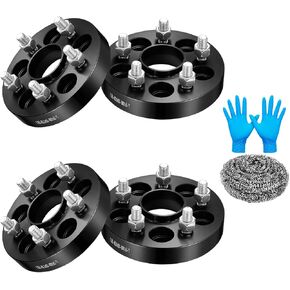 5x100 Wheel Spacers 1inch(25.4mm) Compatible with Subaru XV Outback Legacy Impreza Forester, 56.1mm Center Bore & 6 Lug Forged Wheel Adapters M12*1.25 for Scion Saab, 4PCS