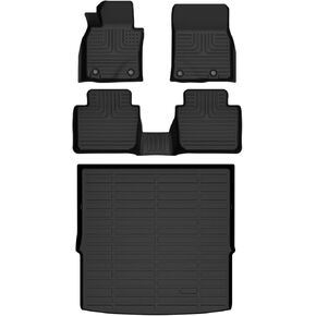 Wayhigh-All Weather Floor Mats and Cargo Liner for Mazda CX-50 2023 2024 2025 TPE Car Mats Waterproof Anti-Slip Floor Liners Accessories
