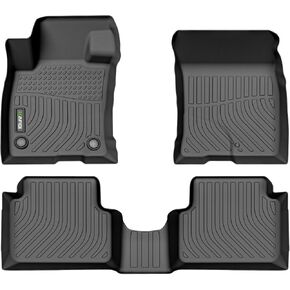 HAFIDI® Floor Mats Fit for Ford Maverick 2025 2024-2022 (Not for Hybrid) All Weather Protection TPE Anti-Slip Automotive Floor Liners, Fits 1st & 2nd Row Full Set Custom Accessories, Black