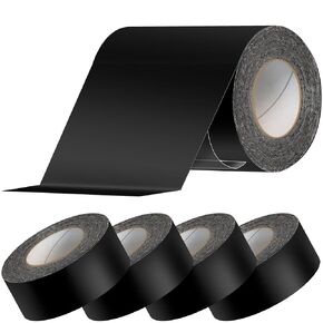 4 Pack Joist Tape for Decking. 4''×50' Butyl Deck Joist Tape, Waterproof & Weatherproof Deck Flashing Tape with Anti-Corrosion and Super Adhesion, Butyl Joist Tape Bulk for Wood Joists Beams Roof