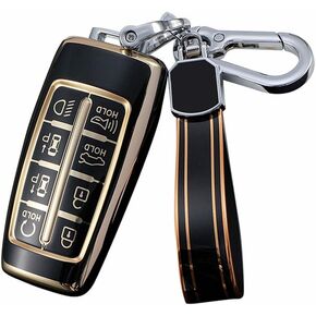 Tpu key fob cover Compatible with Hyundai Genesis GV80 GV90 G70 G80 G90 GV70 accessories smart 8 buttons keychains