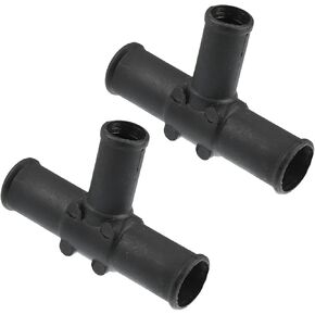 ACROPIX 2 Pcs Heater Hose Tee Connector for Toyota Land Cruiser 1992-2007 for Toyota Sequoia 2001-2007 for Toyota Sienna 2004-2007 HVAC Heater Hose Tee 87248-60460 Car Parts