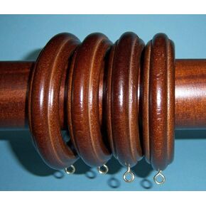 Wood Trends Rings for 2" Pole (4 each) (Coffee)