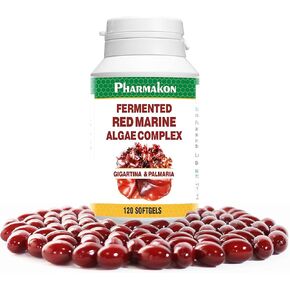 PHARMAKON Fermented Red Marine Algae Complex, Reduced Carrageenan Content, Gigartina & Dulse (120, Softgel)