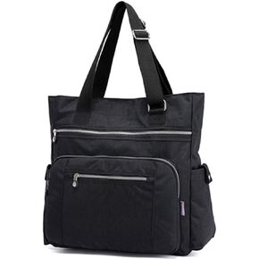 Multi Pocket Nylon Totes Handbag Large Shoulder Bag Travel Purse Bags For Women