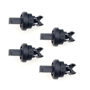 JZK 4X Car boot parcel shelf clips 79916JD00A, 7705099001 8200675047 car rear parcel shelf string hanger fastening clips black plastic push-in moulding retainer fasteners