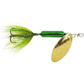 Yakima Bait Wordens Original Rooster Tail Spinner Lure, Lime Chartreuse, 1/8-Ounce