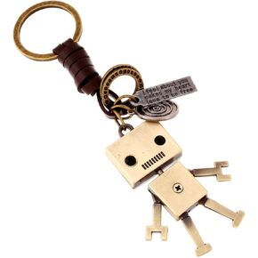 Robot Keychain Cute Key Decor for Adults Gift to Familys 1 Set Alloy Key Chain