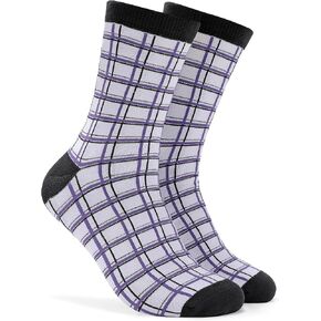 Men's Dress Socks Combed Cotton Anti Odor Quick Dry Moisture Wikcing Size 8-13 Crew Lenth