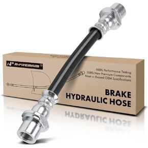 A-Premium Rear Inner Brake Hydraulic Hose Compatible with Toyota and Scion Models - Mirai 2016-2019, Prius 2010-2015, Prius Plug-In 2012-2015, Prius V 2012-2017, xB 2008-2015 - Replace# 9094702F49