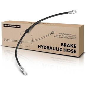 A-Premium Front Driver or Passenger Brake Hydraulic Hose Compatible with Select Mini Models - Cooper 2002 2003 2004 2005 2006 2007 2008 1.6L - Replace# 34306794002