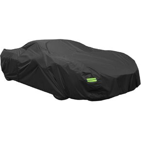 Waterproof Car Cover for Chevrolet Corvette C3 1968-1982 Outdoor Full Car Cover with Zipper Door for Snow Rain Dust All Weather Protection Black Item Replacement
