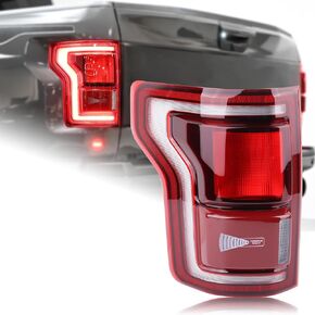 LED Tail Light Rear Lamp Assembly w/Blind Spot(Module NOT Included) Compatible with 2017-2020 Ford F150 F-150 RAPTOR Left Driver Side HL3Z-13405-H HL3Z-13405-C HL3Z-13405-F