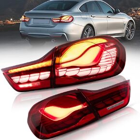 Vland OLED Taillight Fit For BMW 4 Series(F32, F33, F36) 2014-2020 BMW M4(GTS, F82, F83), Sedan/Coupe/Convertible, Smoked