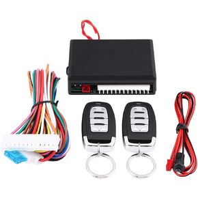 Car Door Lock, DC 12V Universal Keyless Entry Kit Car Remote Central Door Locking Keyless Entry System