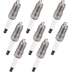 BDFHYK 97287 Iridium Spark Plugs Compatible with Chevy Malibu Cavalier,Escape Mustang Taurus Ranger Escort E-Series,Buick Skylark,Mercury Mariner,GMC C1500,Lincoln Navigator, ITR5H13 XP104 Set of 8