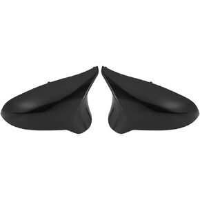 Carbon Fiber/Glossy Black Fit for BMW F80 M3 F82 M4 Car Rear View Mirror Covers Side Door Mirror Housing Caps 51168059547, 51168059548