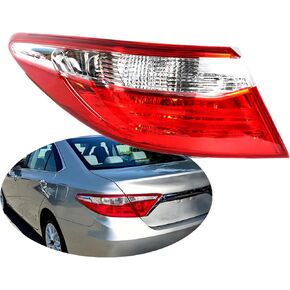 Outer Rear Left Tail Light Assembly Replacement for 2015-2017 Camry TO2804121 Driver Side
