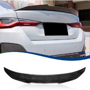 Carbon Fiber Pattern F32 Rear Spoiler PSM-Style Compatible with (2013-2020) 4-Series F32 Coupe