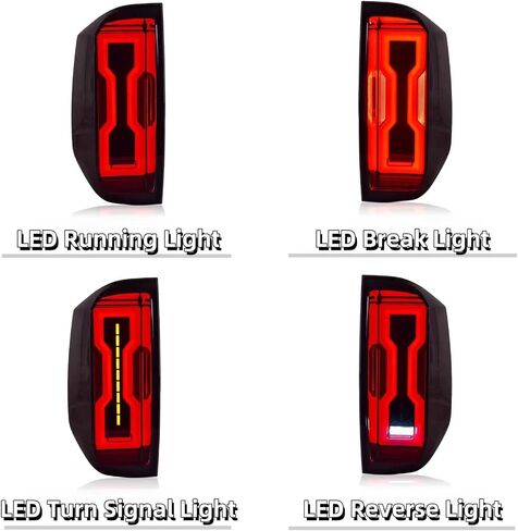 Full LED Tail Lights Suitable for Toyota Tundra 2007-2013 Taillight Assembly Brake Assembly Reverse Lamp Assembly Rear Lamp Assembly in Saudi Arabia