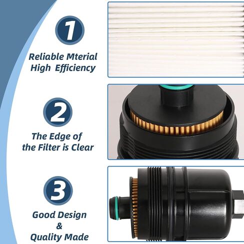 فلتر زيت محرك الديزل البيئي مع فلتر الوقود مناسب لرام 1500 DT، لسيارة جيب رانجلر JL جلاديتور 2020-2023 استبدال 68507598AA 68498720AA 68436631AA in Kuwait