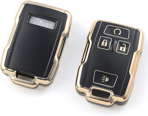 for Chevrolet/GMC Key Fob Cover, Compatible with Chevy Silverado Colorado/GMC Sierra and Suburban Tahoe in Saudi Arabia
