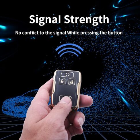 for Chevrolet/GMC Key Fob Cover, Compatible with Chevy Silverado Colorado/GMC Sierra and Suburban Tahoe in Saudi Arabia