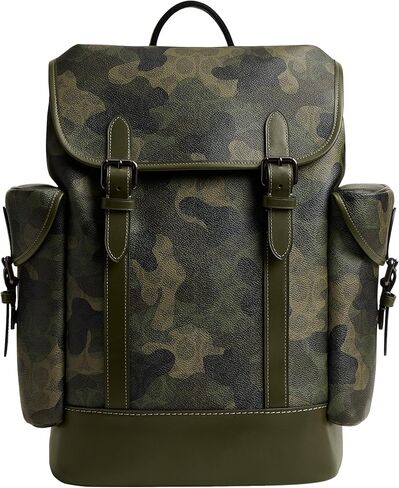 COACH Men's Hitch Backpack, Black, Standard in Saudi Arabia