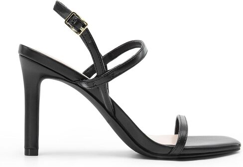 DREAM PAIRS Women’s Slingback Heels High Stilettos Open Square Toe Ankle Strap Pumps Sexy Comfort Strappy Dress Shoes Wedding Bridal Heeled Sandals in Saudi Arabia