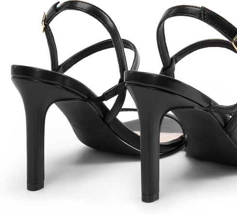 DREAM PAIRS Women’s Slingback Heels High Stilettos Open Square Toe Ankle Strap Pumps Sexy Comfort Strappy Dress Shoes Wedding Bridal Heeled Sandals in Saudi Arabia