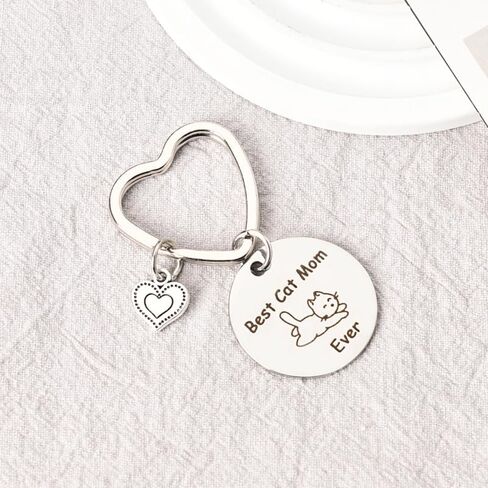 أفضل هدايا القط أمي للنساء القط هدايا عيد ميلاد الأم لمحبي القطط الأخوات هدايا عيد الميلاد لصديقة أصدقاء الحيوانات الأليفة عشاق الحيوانات الأليفة هدية سلسلة المفاتيح لمالك الحيوانات الأليفة أفضل أم القط من أي وقت مضى سلسلة المفاتيح in Kuwait