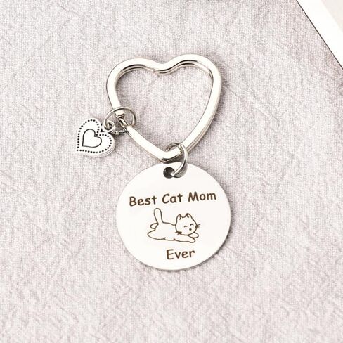 أفضل هدايا القط أمي للنساء القط هدايا عيد ميلاد الأم لمحبي القطط الأخوات هدايا عيد الميلاد لصديقة أصدقاء الحيوانات الأليفة عشاق الحيوانات الأليفة هدية سلسلة المفاتيح لمالك الحيوانات الأليفة أفضل أم القط من أي وقت مضى سلسلة المفاتيح in Kuwait