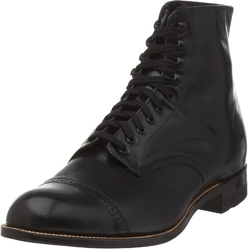 Stacy Adams Men's Madison Cap Toe Boot,Black,12 EE in Kuwait