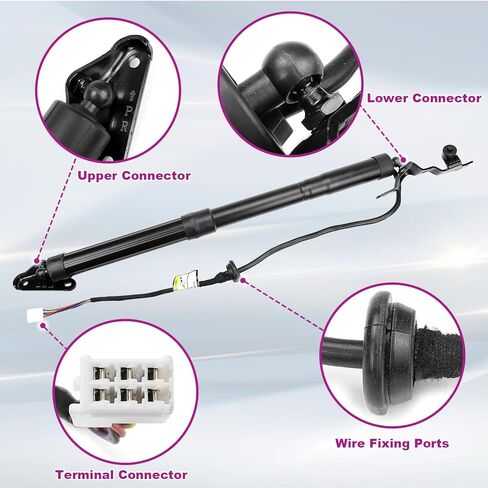 زوج واحد من مشغل باب رفع السيارة متوافق مع Toyota 2013-2018 RAV4 دعامات رفع خلفية كهربائية لصندوق السيارة الخلفي ودعم الصدمات 6892009010 6891009010 in Kuwait