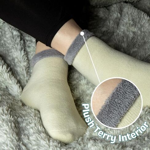 Sustainable Cotton Banana Stem Casual Ankle Socks, Soft, Cozy, Full Cushion, Men, Women, Kids, 4 Pack in Saudi Arabia