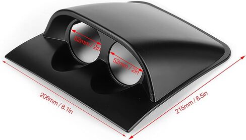 Car Meter Mount Holder, 2in Universal ABS Car 2 Hole Instrument Panel, Gauge Meter Dash Dashboard Mount Pod Holder for Auto Accessory(black) in Kuwait