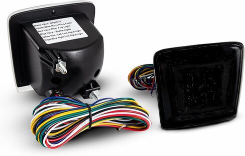 LED Rear Bumper Light for Nissan 370Z 2009-2021 Juke Nismo 2013-2017 Sentra Nismo 2017-2019 Integrated with Sequential Turn Signal, Brake Light, Fog Light and Reverse Light Smoked Tinted in Kuwait