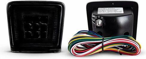 LED Rear Bumper Light for Nissan 370Z 2009-2021 Juke Nismo 2013-2017 Sentra Nismo 2017-2019 Integrated with Sequential Turn Signal, Brake Light, Fog Light and Reverse Light Smoked Tinted in Kuwait