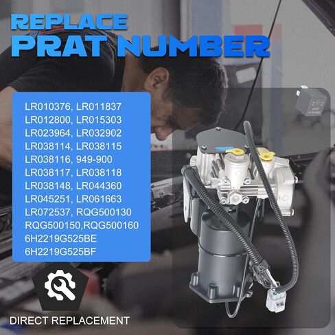 Air Suspension Compressor Pump, Compatible with X5 F15 F85 2014-2018 X6 F16 F86 2015-2019, Automotive Replace Part 37206875177 37206850555 in Saudi Arabia