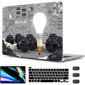 CISSOOK Black Astronaut Case Compatible with MacBook Pro 13 Inch 2023 2022 2021 2020 Release M2 A2338 M1 A2251 A2289, Plastic Hard Shell with Keyboard Cover for MacBook Pro 13 2022 with Touch Bar