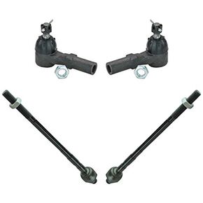 TRQ Front Tie Rod Set Compatible with 2014-2018 BMW X5 2015-2019 X6