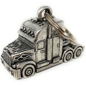 Bravo Bells Semi Truck Motorcycle Biker Bell Accessory or Key Chain for Luck on The Road
