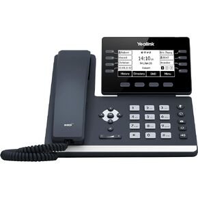Yealink SIP-T53 IP Phone, 12 VoIP Accounts. 3.7-Inch Graphical Display. USB 2.0, Dual-Port Gigabit Ethernet, 802.3af PoE, Power Adapter Not Included (Renewed)