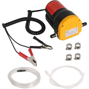 ATPEAM Oil Change Pump Extractor 12V 60W Oil Diesel Fluid Pump Extractor Scavenge Suction for Car Truck Boat Tractor Motorbike RV ATV